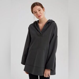 Nap Loungewear Baggy Tunic Hoodie Small charcoal oversized sweatshirt minimalist